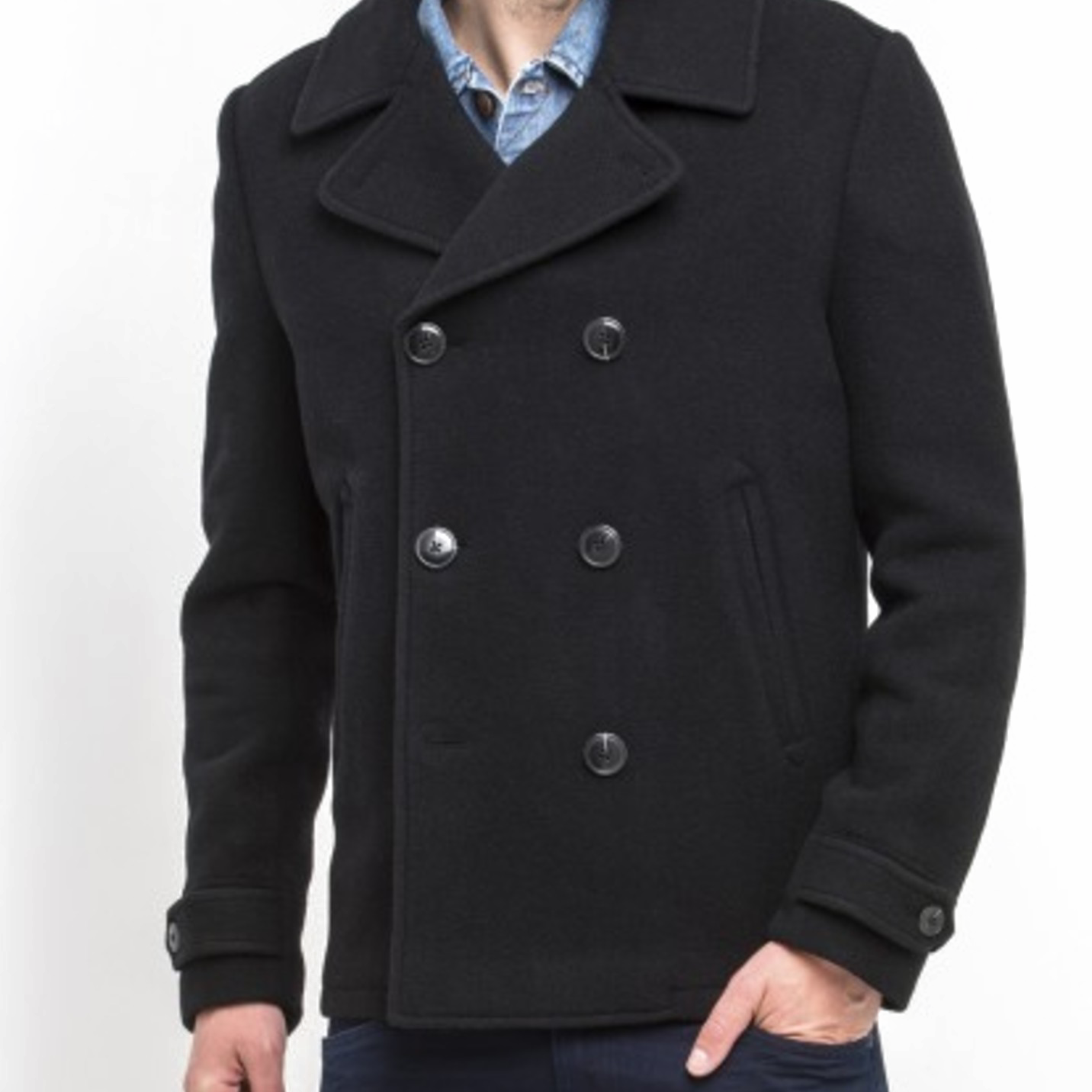 Pea Coat PNG Background Image