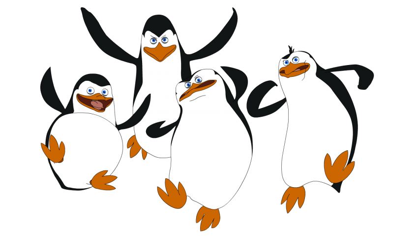 Pinguine von Madagaskar PNG Hochwertiges Bild