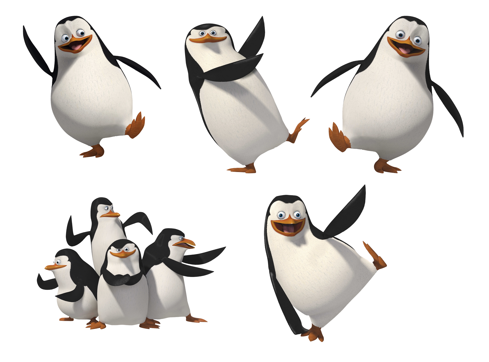 Penguins of Madagascar PNG Image Transparent