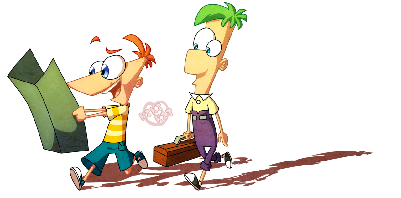 Phineas And Ferb PNG Image Background