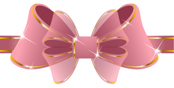 Pink Bow Ribbon PNG Download Image
