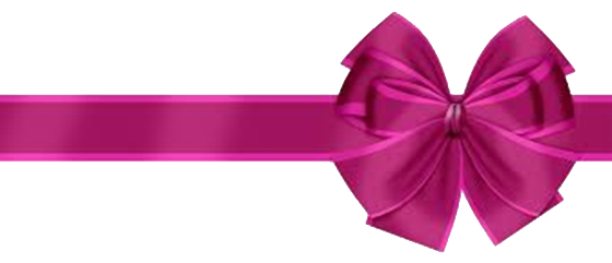 Pink Bow Ribbon PNG Free Download