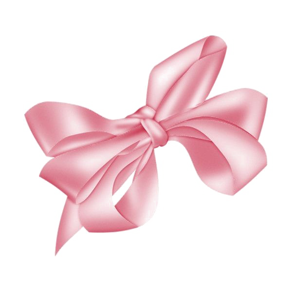 Pink Bow Ribbon PNG-Afbeelding