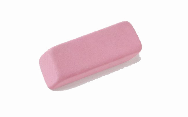 Pink Eraser Transparan Gambar
