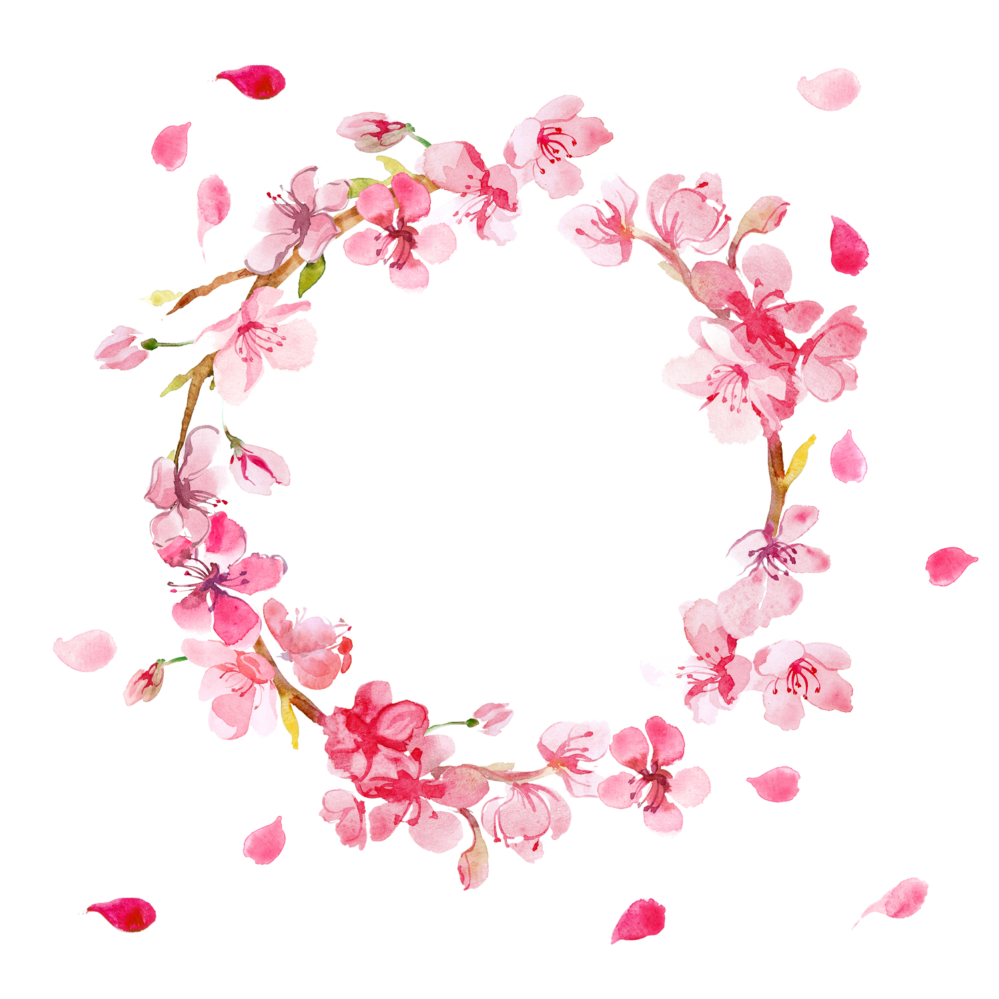 Pink Flowers Free PNG Image