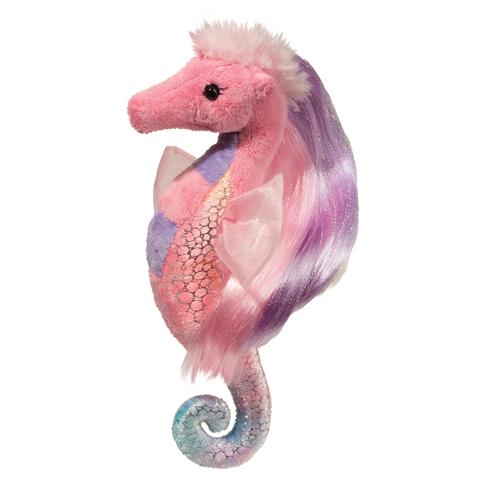 Pink Seahorse PNG Image Background