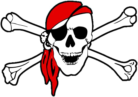 Logo bajak laut latar belakang Transparan PNG