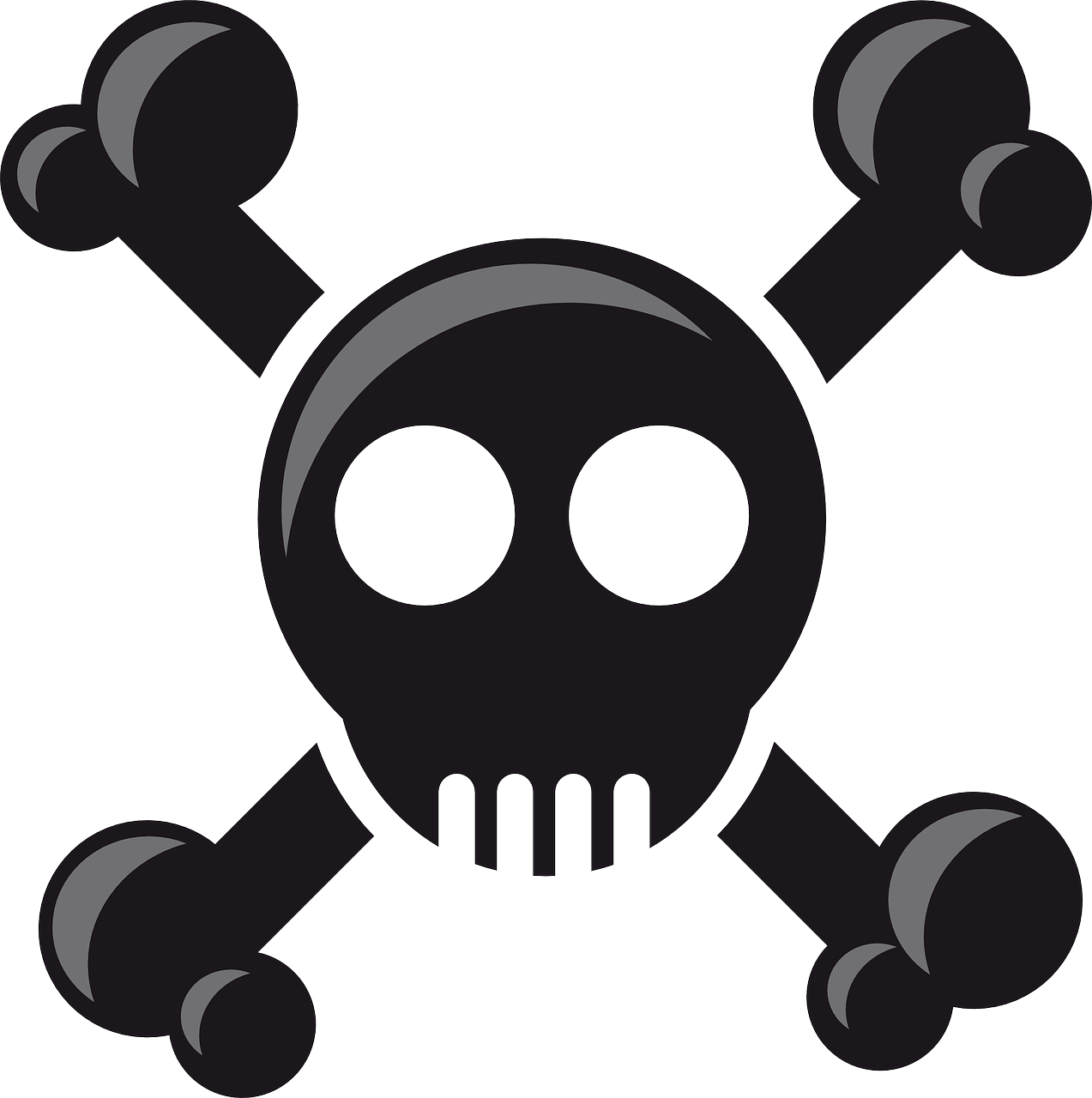 Pirate Skull PNG Unduh Gambar