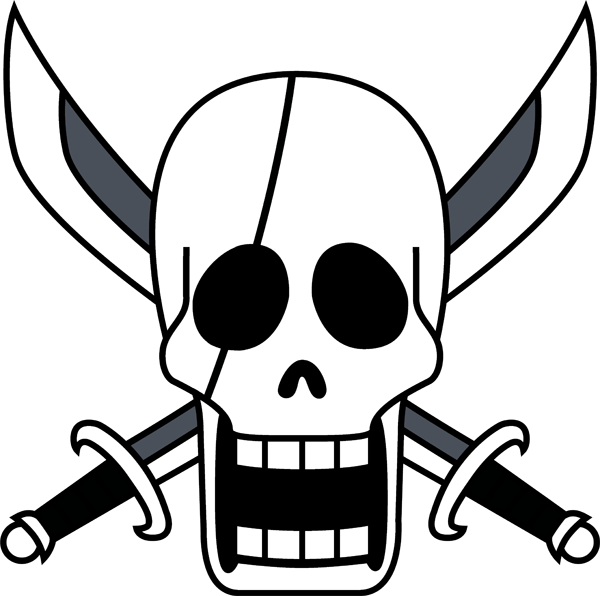 Pirate Skull PNG High-Quality Image