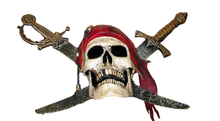 Piratenschädel PNG-Bild