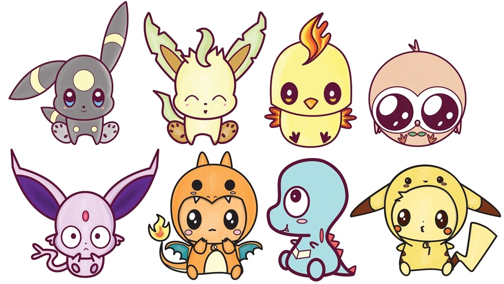 Pokemon Characters PNG Image