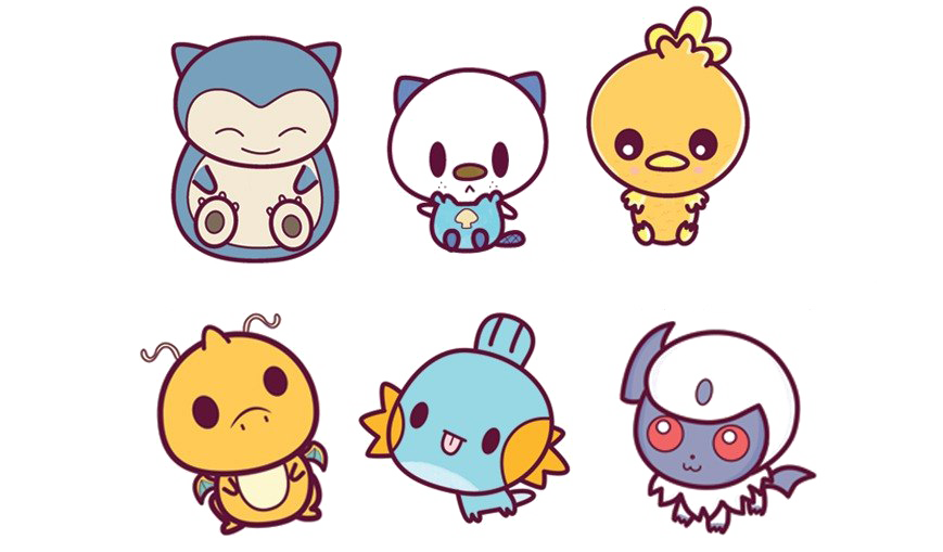 Pokemon Characters PNG Pic