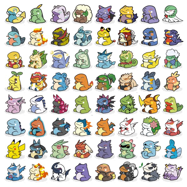 Pokemon Characters Transparent Image