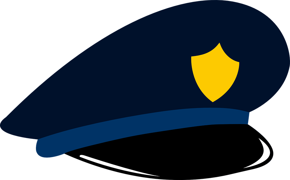 Sombrero de policía PNG gratis