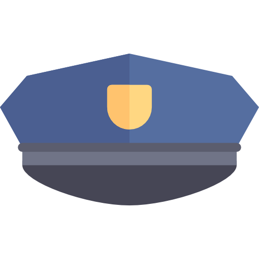 قبعة الشرطة PNG الموافقة المسبقة عن علم