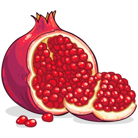 Pomegranate PNG ภาพคุณภาพสูง