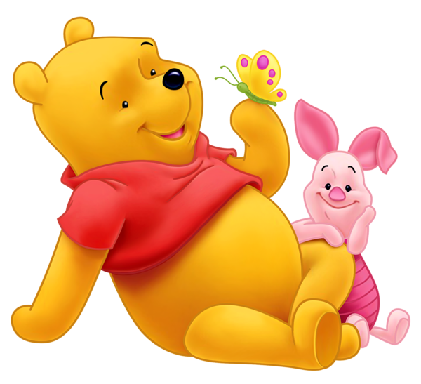 Pooh cartoon Transparante achtergrond PNG