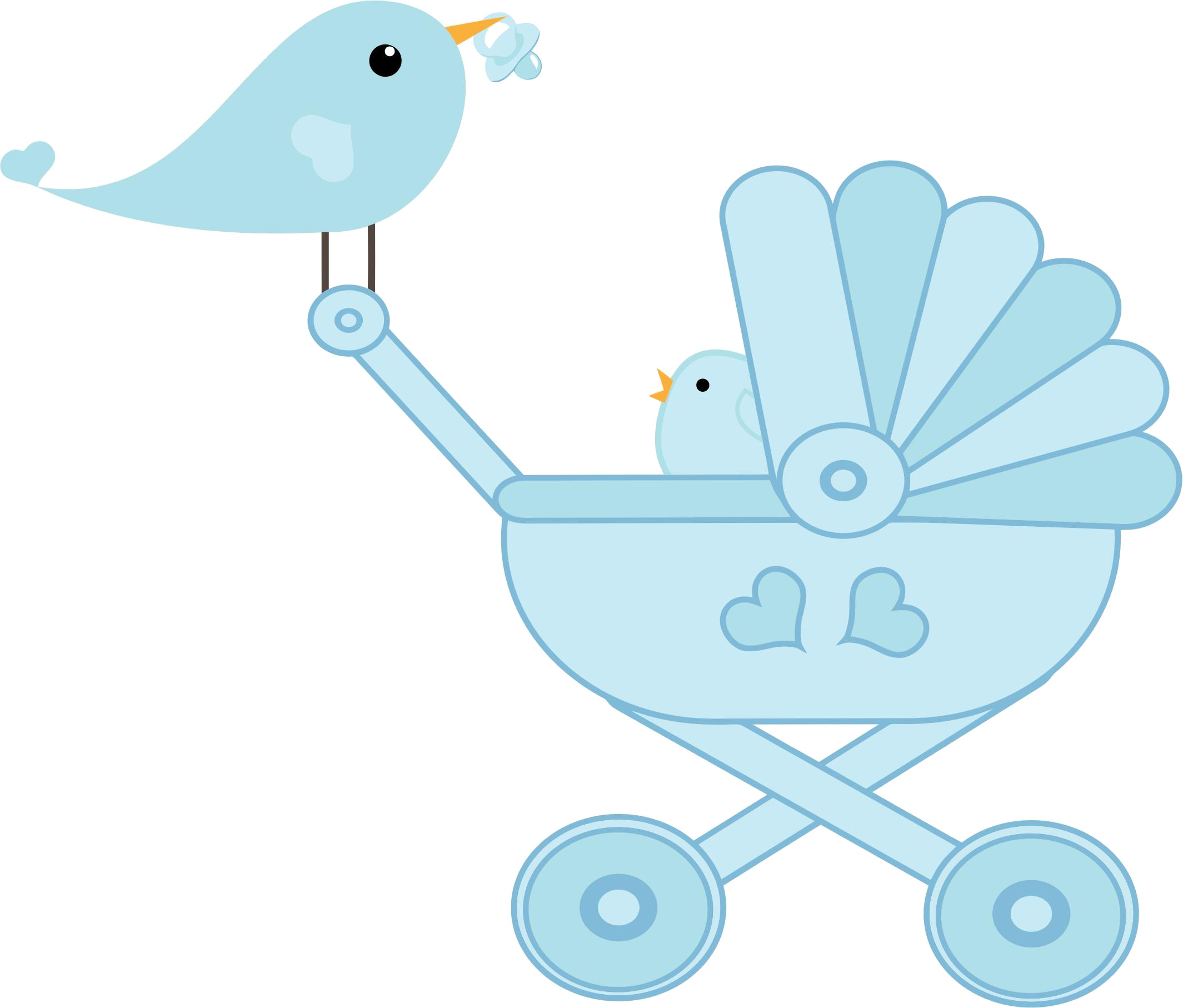 Pram Baby Stroller PNG High-Quality Image