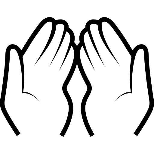 Молись руки прозрачное изображение