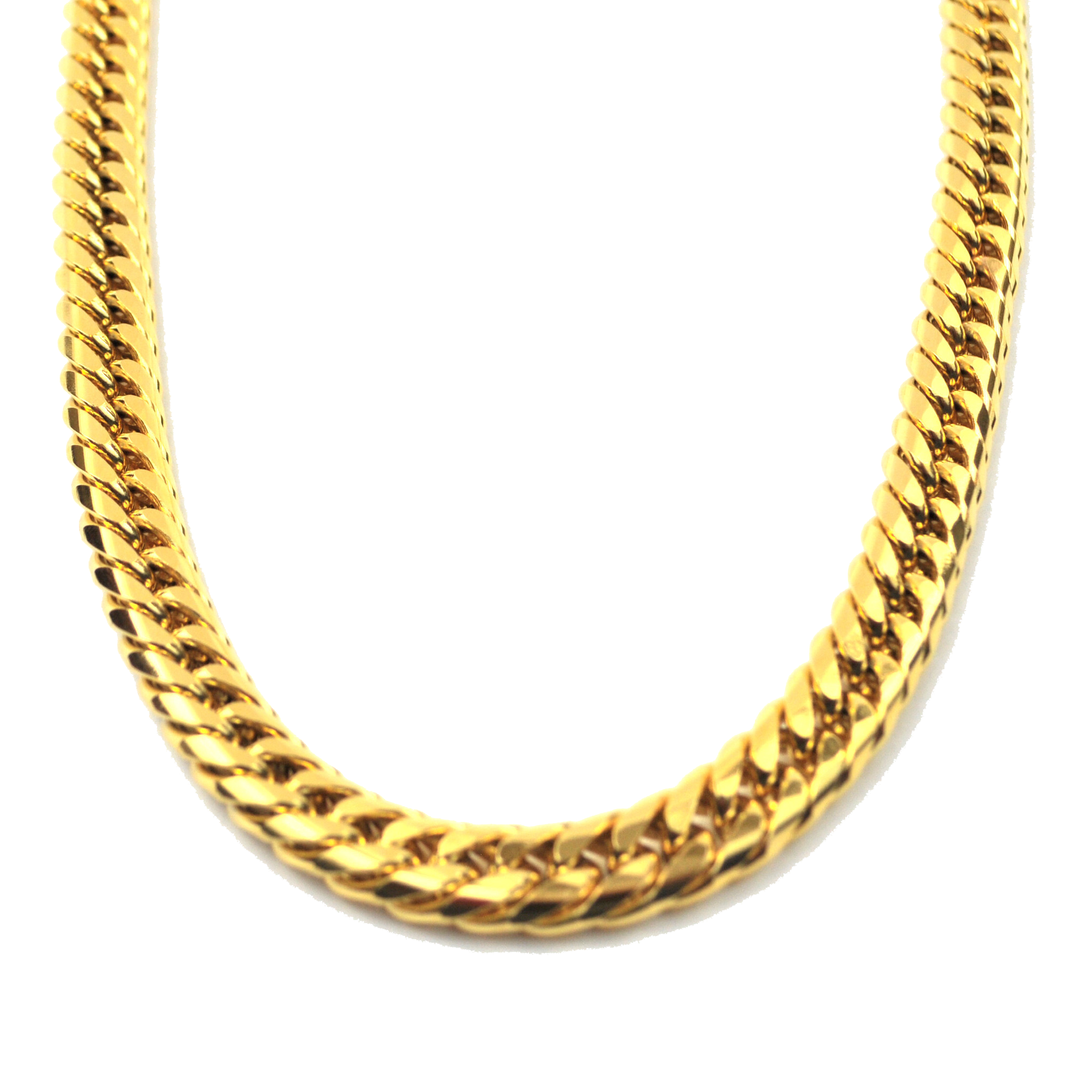 Pure Gold Chain PNG Image Background