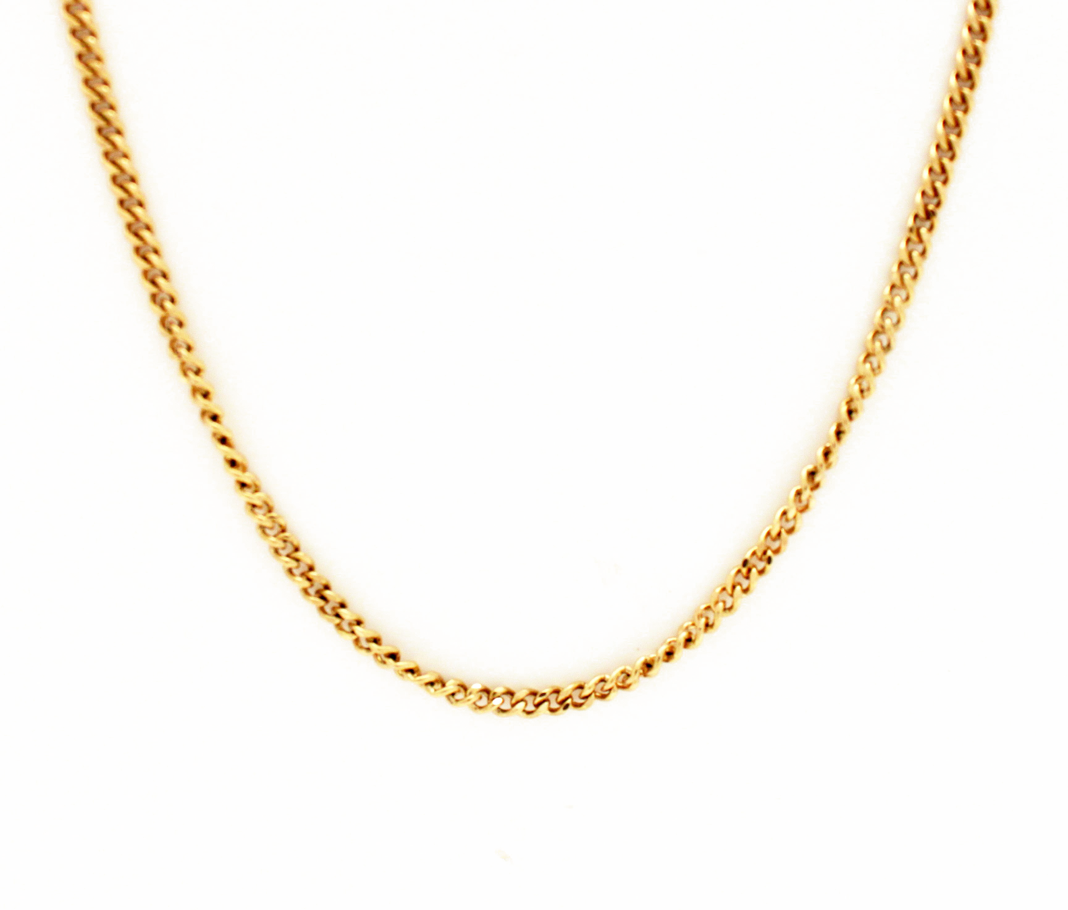 Pure Gold Chain PNG Image