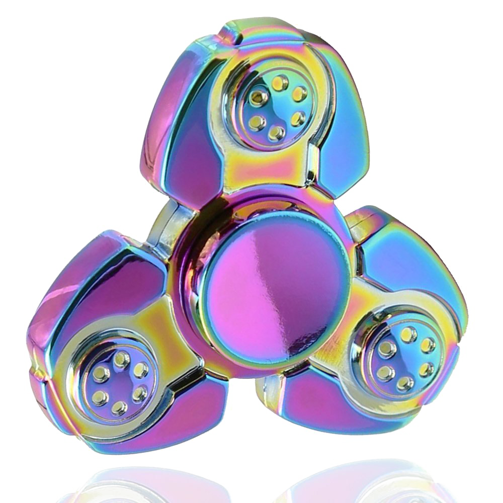 Rainbow Fidget Spinner Free PNG Image