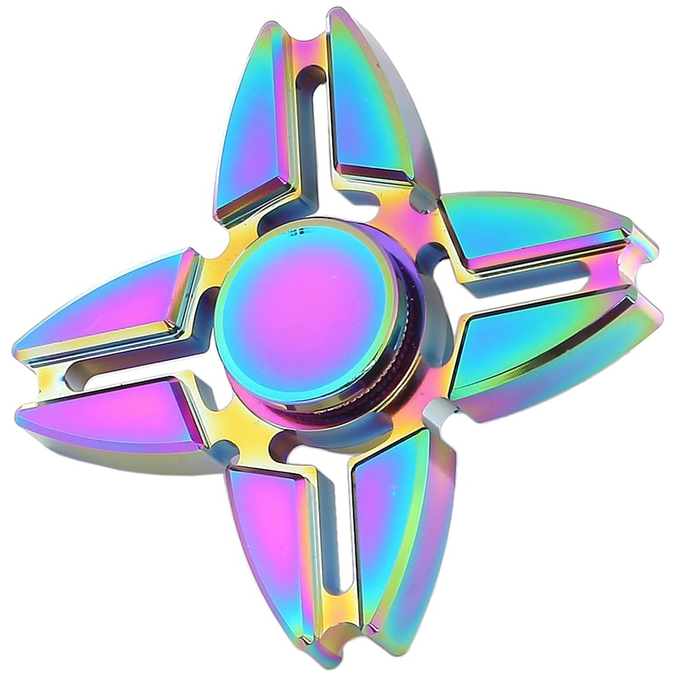 Rainbow Fidget Spinner Transparent