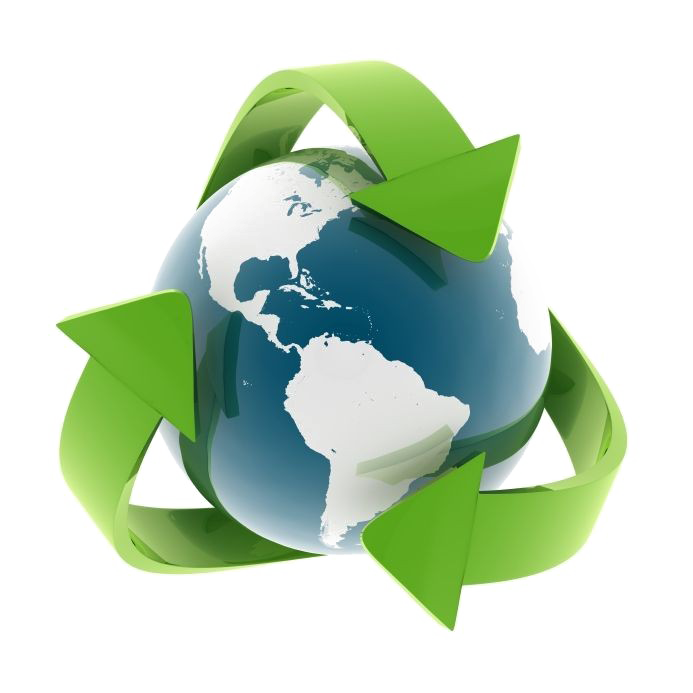 Recycling Earth PNG Foto