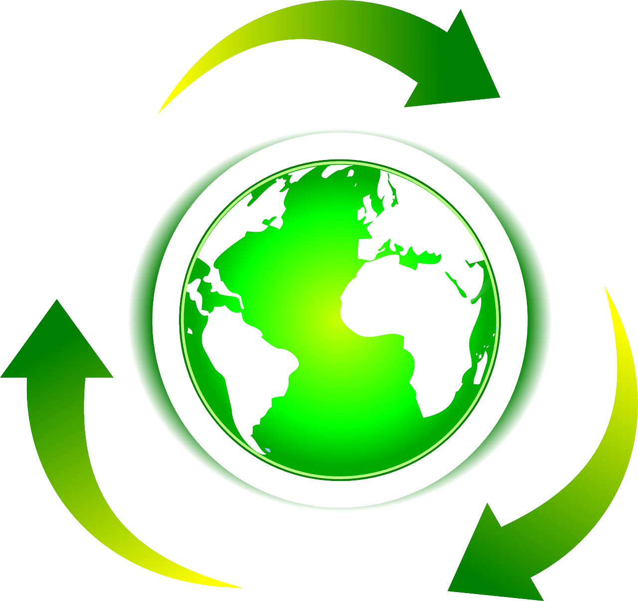 Recycling Earth PNG Transparent Image