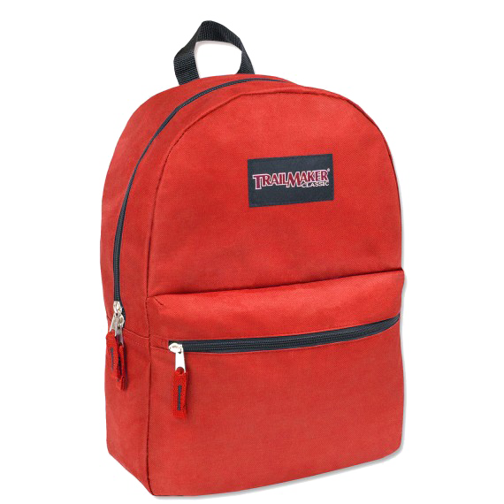 Red Backpack PNG Image Background