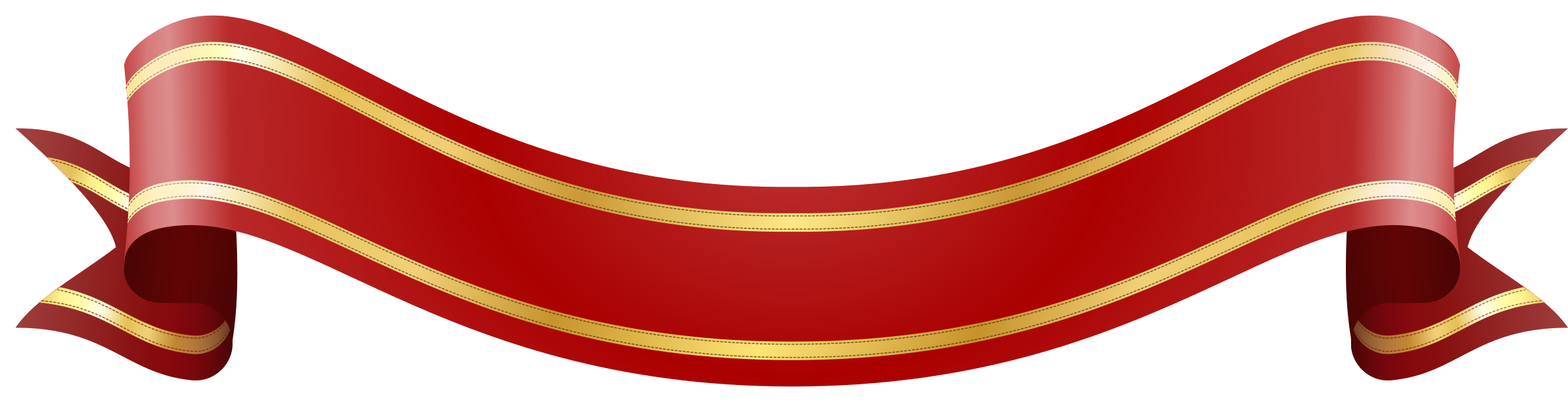 Gambar PNG Spanduk Merah