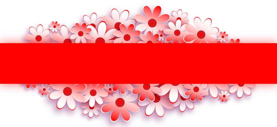 Banner rojo PNG descargar imagen