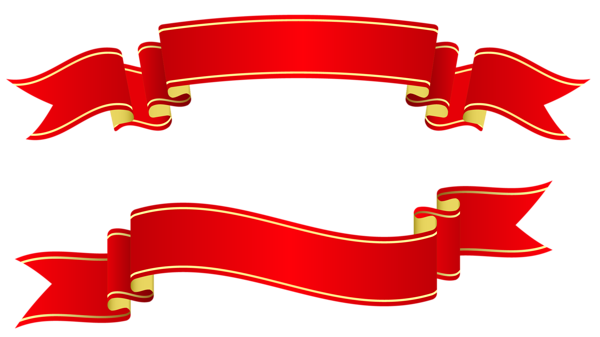 Banner rojo PNG Imagen