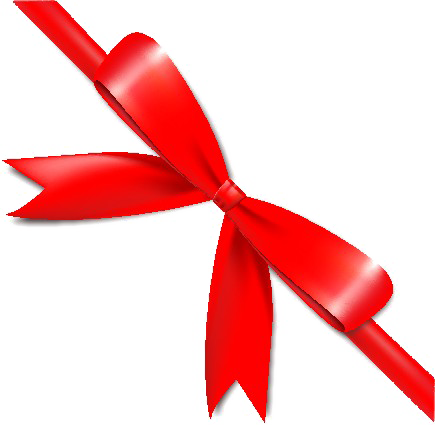 Red Bow Ribbon Download Transparante PNG-Afbeelding