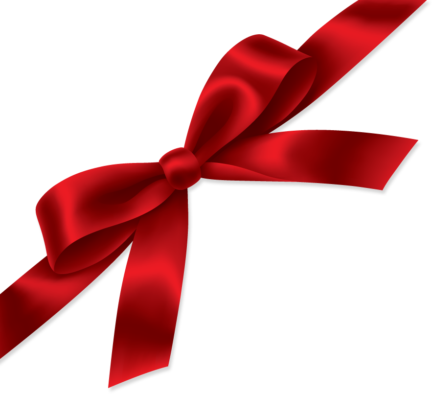 Red Bow Ribbon PNG Download Afbeelding