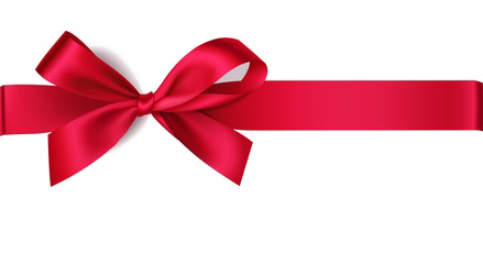 Red Bow Ribbon PNG-Afbeelding