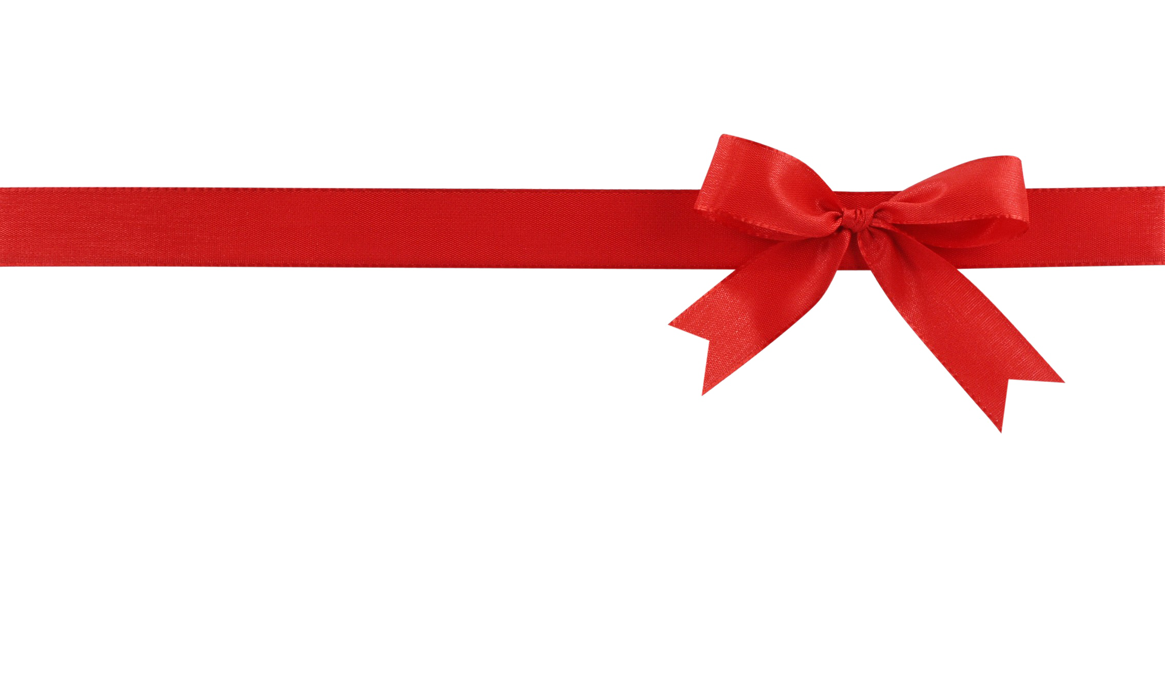 Red Bow Ribbon PNG Photo