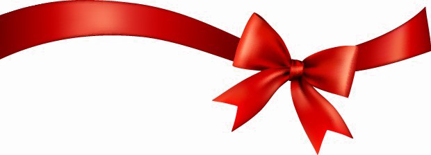 Red Bow Lint PNG Transparant Beeld