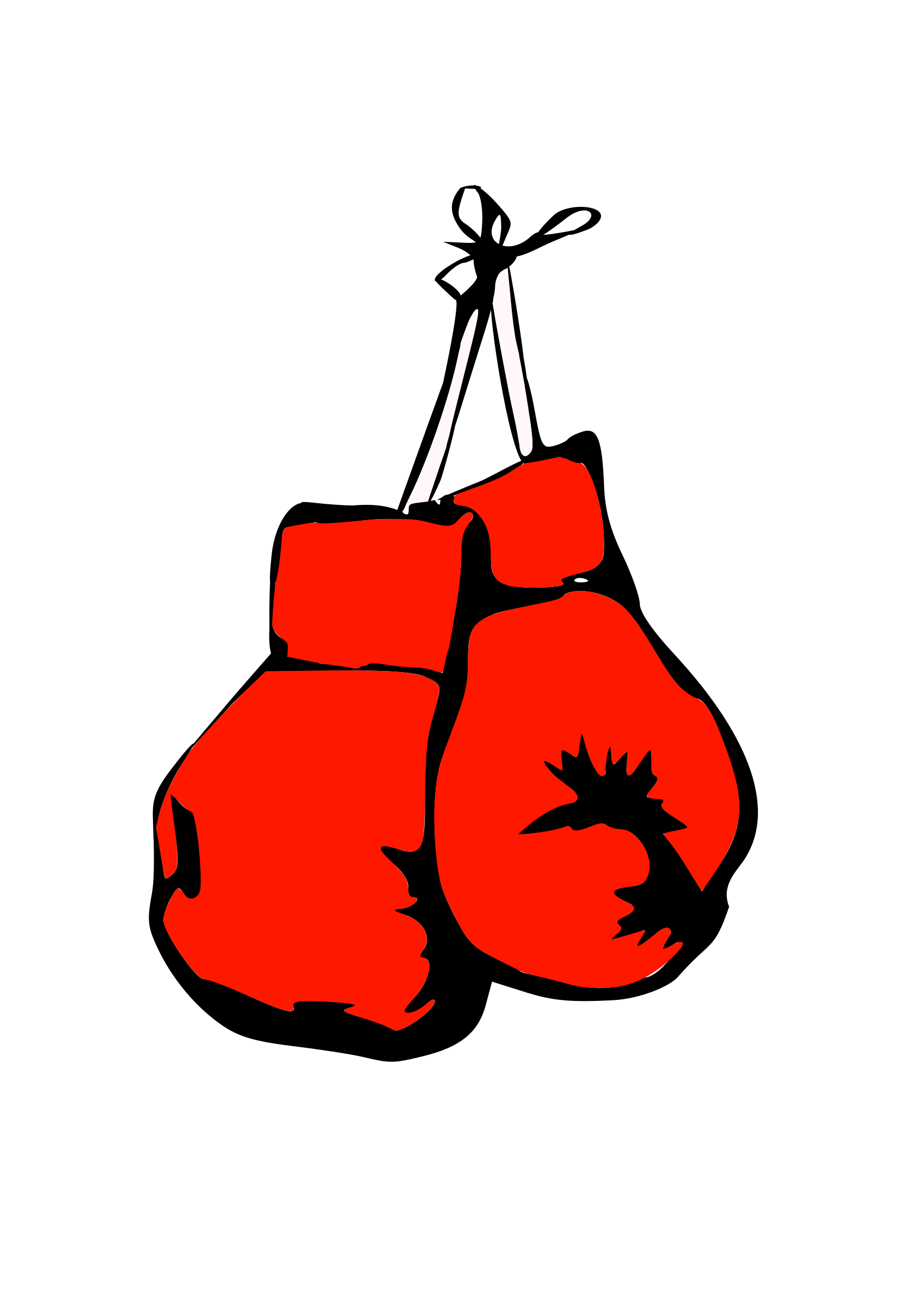 Rote Boxhandschuhe Transparenter Hintergrund PNG