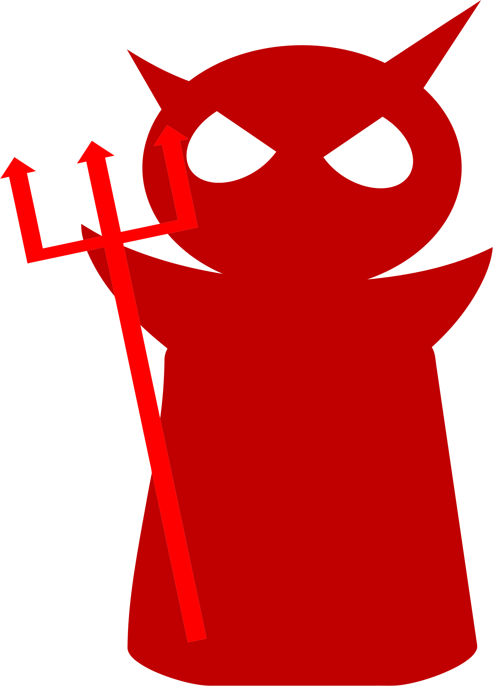 Red Devil PNG Transparent Image