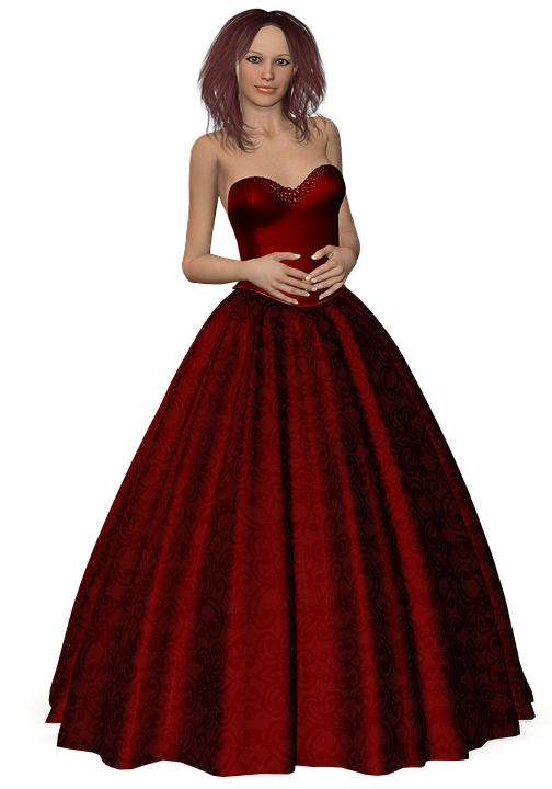 Red Dress PNG High-Quality Image