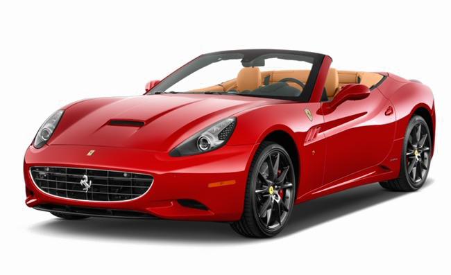 Красный Ferrari PNG изображения фон