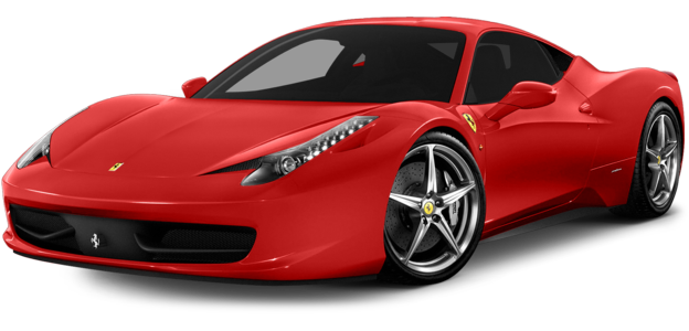 Red Ferrari PNG Photo