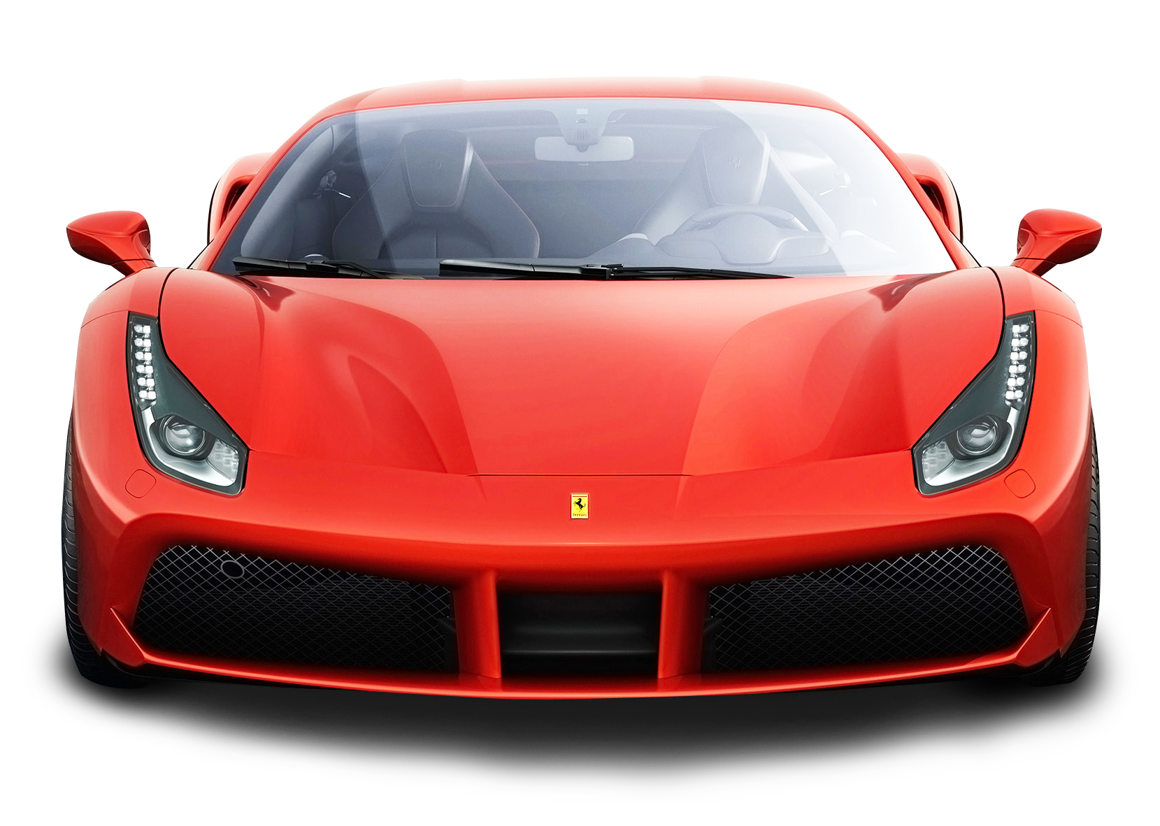 Red Ferrari PNG Picture