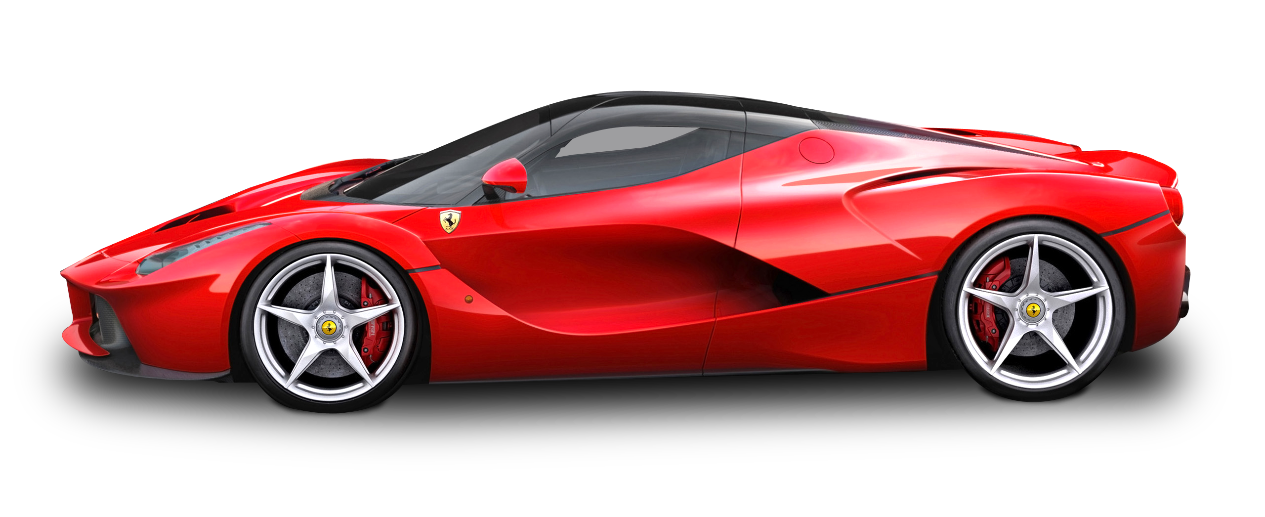 Red Ferrari Transparent Background PNG