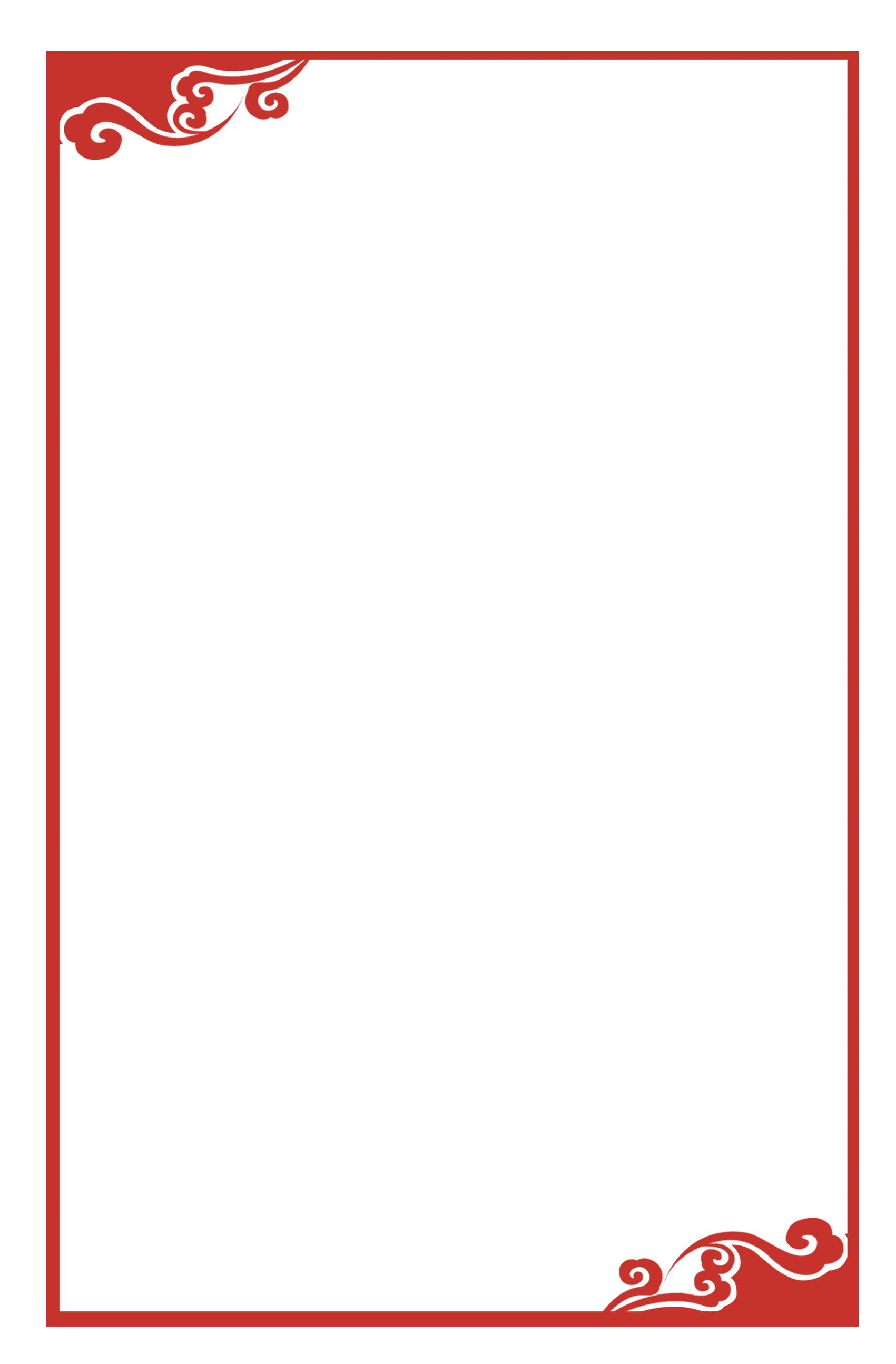 Imagem de download de PNG de borda floral vermelha
