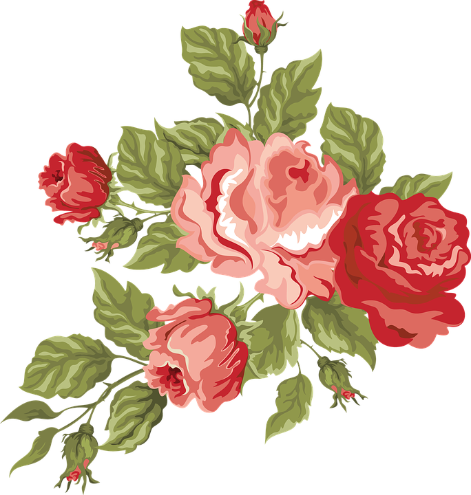 Red Flowers PNG High-Quality Image