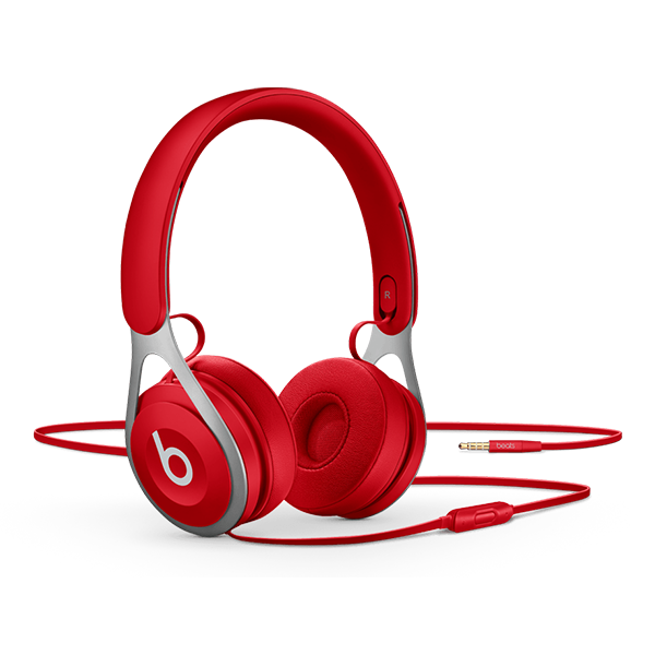 Red Headphone PNG Image Background