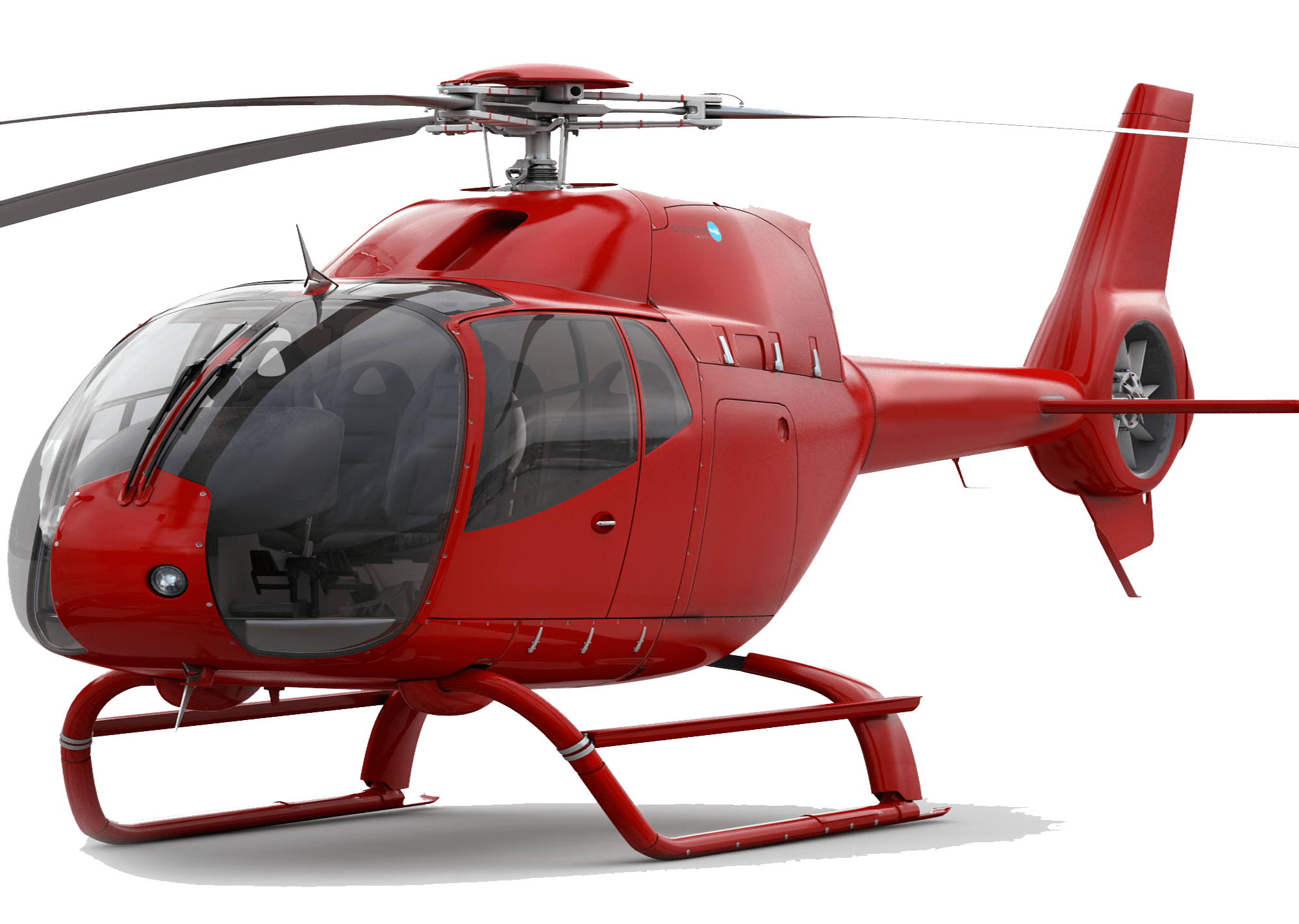 Helicóptero rojo PNG descargar imagen