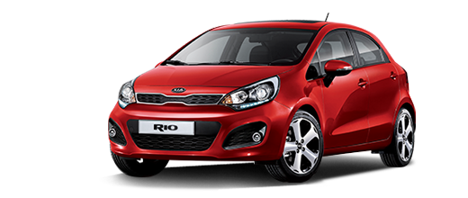 Red Kia PNG Image Background